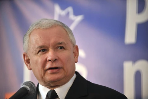 Chủ tịch đảng Pháp luật và Công lý cầm quyền ở Ba Lan Jaroslaw Kaczynski. (Ảnh: PAP)