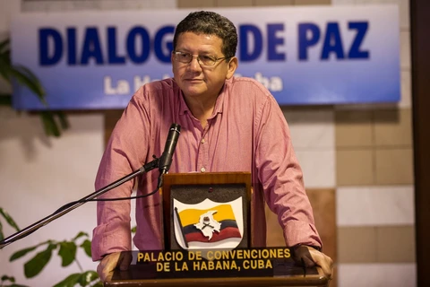 Trưởng phái đoàn đàm phán của FARC Pablo Catatumbo. (Nguồn: primiciadiario.com)