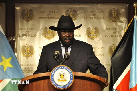 Tổng thống Nam Sudan Salva Kiir. (Ảnh: AFP/TTXVN)