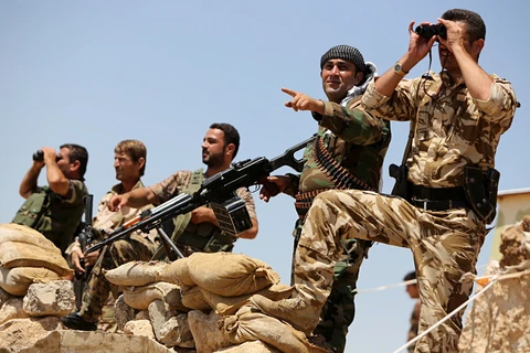 Các chiến binh người Kurd tại Syria. (Nguồn: thenation.com)