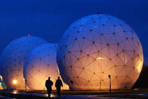 Mạng lưới do thám toàn cầu ECHELON của NSA. (Nguồn: thelivingmoon.com)
