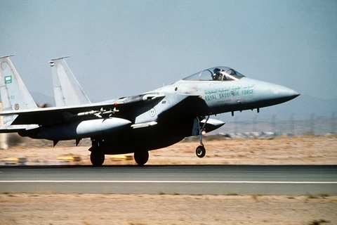 Máy bay F-15 của Không quân Saudi Arabia. (Nguồn: avascent.com)