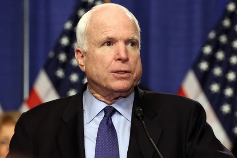 Thượng nghị sỹ Đảng Cộng hòa Mỹ John McCain. (Nguồn: crooksandliars.com)
