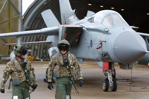 Máy bay Tornado của Anh tham gia chiến dịch không kích IS tại Syria. (Nguồn: Getty Images)