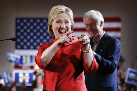 Cựu ngoại trưởng Hillary Clinton tiếp tục giành chiến thắng trong ngày Siêu Thứ ba. (Nguồn: nbcnews.com)