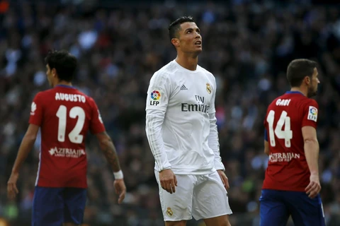 Số 7 của Real Madrid trong trận đấu với Atletico Madrid. (Nguồn: Reuters)