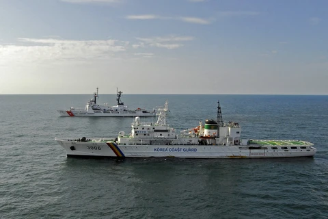 Tàu của lực lượng bảo vệ bờ biển Hàn Quốc. (Nguồn: en.wikipedia.org)