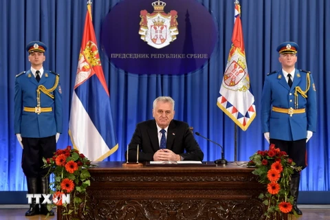 Tổng thống Serbia Tomislav Nikolic đã ký sắc lệnh giải tán quốc hội. (Nguồn: AFP/TTXVN)