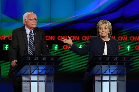 Ông Bernie Sanders đã giành chiến thắng trước cựu Ngoại trưởng Hillary Clinton tại cuộc họp kín của đảng Dân chủ ở bang Utah. (Nguồn: Getty Images)