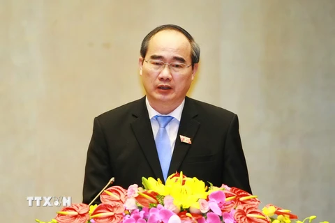 Ủy viên Bộ Chính trị, Chủ tịch Ủy ban Trung ương Mặt trận Tổ quốc Việt Nam Nguyễn Thiện Nhân. (Nguồn: TTXVN)