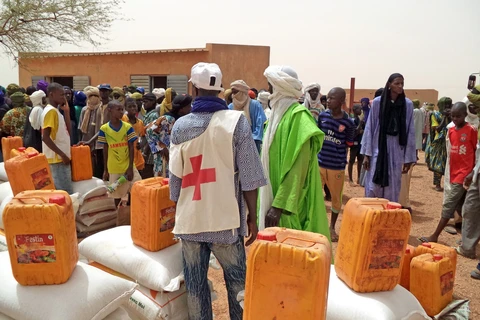 Nhân viên Chữ thập Đỏ tại Mali. (Nguồn: icrc.org)