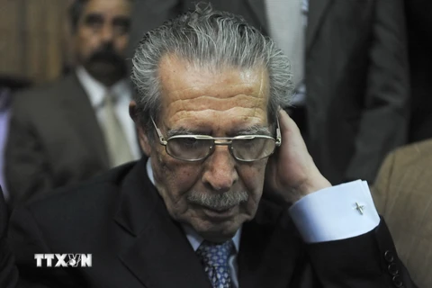 Cựu độc tài Guatemala Efraín Ríos Montt. (Nguồn: AFP/TTXVN)