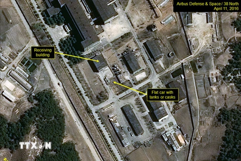 Khu vực được cho là cơ sở hạt nhân của Triều Tiên. (Nguồn: The New York Times/ TTXVN)
