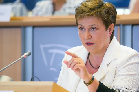 Ủy viên châu Âu phụ trách ngân sách và nguồn nhân lực Kristalina Georgieva. (Nguồn: euractiv.com)