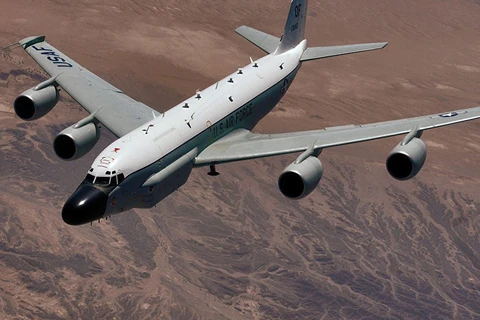 Máy bay do thám RC-135 của Mỹ. (Nguồn: Flickr)