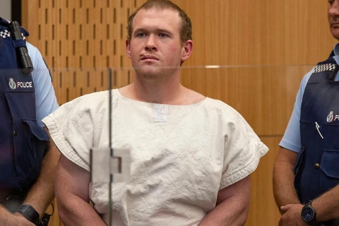 Thủ phạm Brenton Tarrant gây ra vụ xả súng tại Christchurch, New Zealand năm 2019. (Ảnh: AFP)