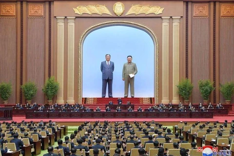 Một phiên họp Hội đồng Nhân dân Tối cao Triều Tiên. (Nguồn: koreatimes.co.kr)