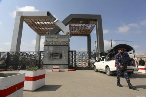 Cửa khẩu Rafah nối Dải Gaza với Ai Cập. (Nguồn: Anadolu)