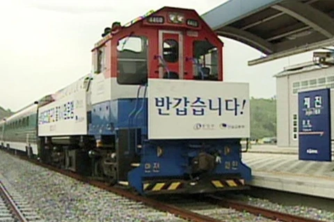 Tuyến đường sắt liên Triều. (Nguồn: tellerreport.com)