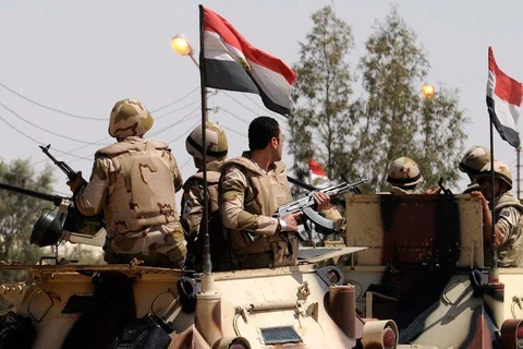 Lực lượng an ninh Ai Cập. (Nguồn: almasdarnews.com)