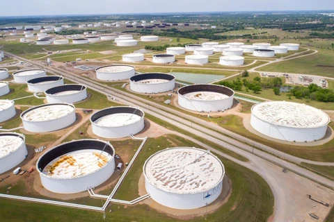 Kho dự trữ dầu chiến lược Cushing tại Oklahoma, Mỹ. (Nguồn: Reuters)