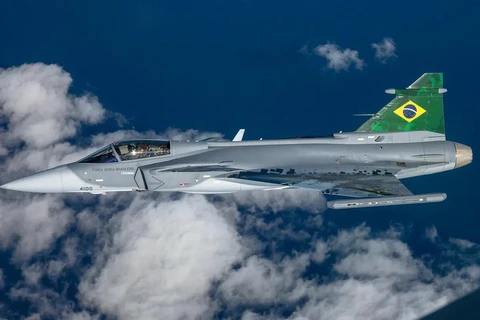 Máy bay Gripen được không quân Brazil sử dụng. (Nguồn: Saab)