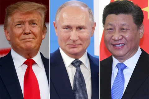 Theo báo Finacial Times, Mỹ đang tìm cách lôi kéo Nga để đối phó với Trung Quốc. (Nguồn: AP)