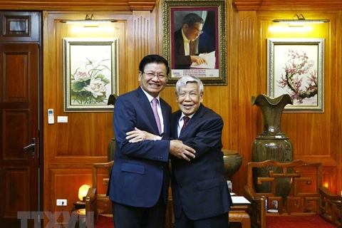 Nguyên lãnh đạo Lào chia sẻ kỷ niệm về nguyên Tổng Bí thư Lê Khả Phiêu