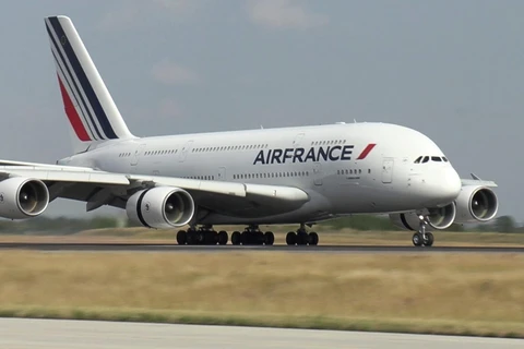 Máy bay của Air France tại sân bay Paris-Charles-de-Gaulle, Pháp, ngày 26/6/2020. (Ảnh: AFP/TTXVN)
