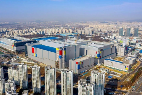 Nhà máy sản xuất chip của Samsung tại Hwaseong, Hàn Quốc. (Nguồn: Reuters)