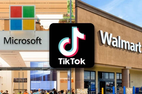 Walmart đang bắt tay với Microsoft để mua lại Tiktok. (Nguồn: Fox Business)
