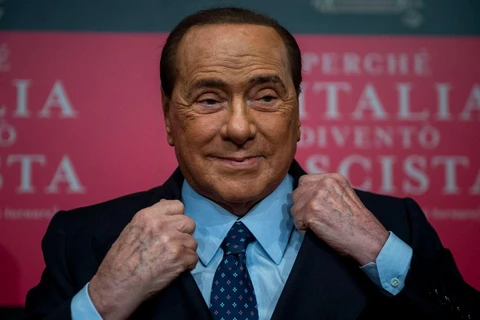 Cựu Thủ tướng Italy Silvio Berlusconi được xác định dương tính với virus SARS-CoV-2. (Nguồn: Sky News)