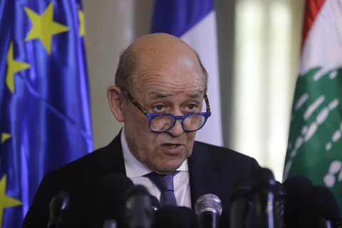 Hai đối tượng người Israel gốc Pháp đã sử dụng mặt nạ silicon để giả mạo Ngoại trưởng Pháp Jean-Yves Le Drian. (Nguồn: AFP) 