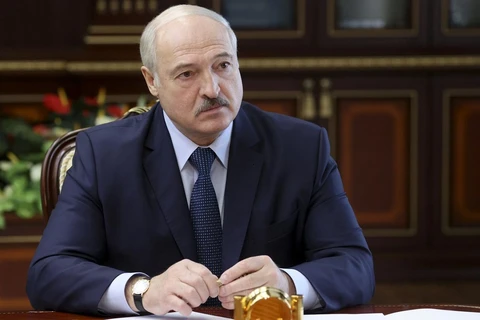 Tổng thống Belarus Alexander Lukashenko đã tuyên thệ nhậm chức nhiệm kỳ mới. (Nguồn: euronews.com)