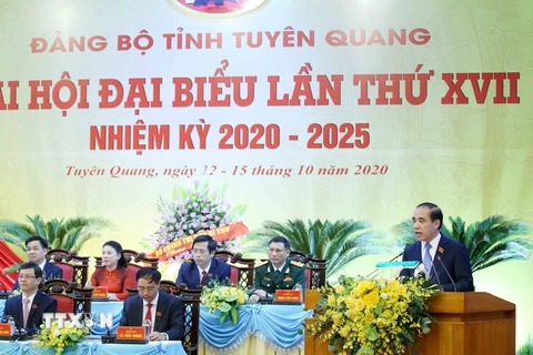 [Photo] Khai mạc Đại hội đại biểu Đảng bộ tỉnh Tuyên Quang lần thứ XVI