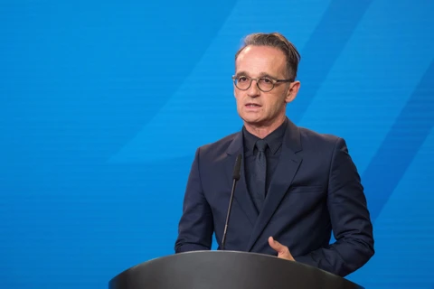 Ngoại trưởng Đức Heiko Maas phát biểu tại cuộc họp báo ở Berlin ngày 2/9/2020. (Ảnh: AFP/TTXVN)
