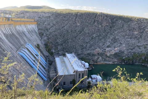 Đập chứa nước La Boquilla tại bang Chihuahua, Mexico. (Nguồn: AFP)