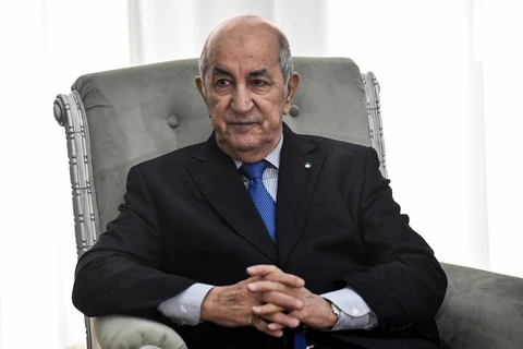 Tổng thống Algeria Abdelmadjid Tebboune đang tiến hành tự cách ly. (Nguồn: AFP)