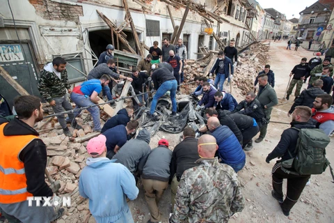 Ít nhất 7 người thiệt mạng trong trận động đất mạnh tại Croatia