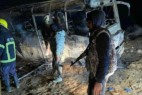 Syria: Tấn công nhằm vào đoàn xe chở binh sỹ, gần 30 người thiệt mạng