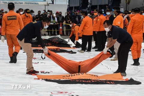 Indonesia đẩy nhanh việc nhận dạng thi thể nạn nhân vụ rơi máy bay