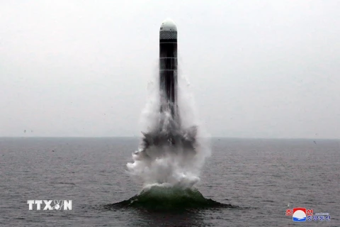 Mỹ phản ứng về vụ Triều Tiên phóng tên lửa đạn đạo ra biển Nhật Bản