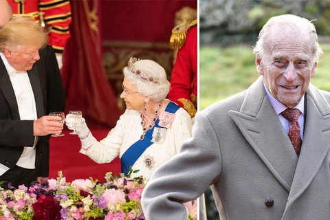 Thân vương Philip từng né tránh gặp ông Trump tại Cung điện Buckingham