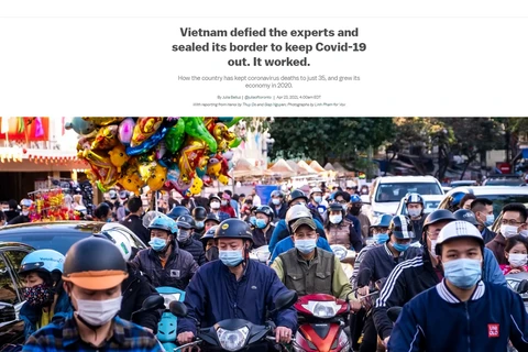 Báo Mỹ đánh giá cao biện pháp phòng chống dịch quyết liệt của Việt Nam