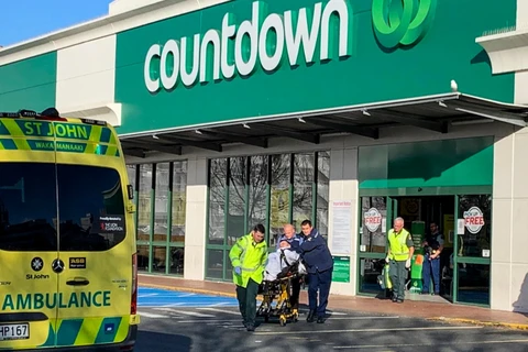 Tấn công bằng dao tại siêu thị ở New Zealand khiến 5 người nhập viện