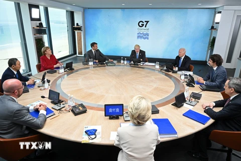 Lãnh đạo G7 nhất trí tiếp tục hỗ trợ qua các gói kích thích tài chính