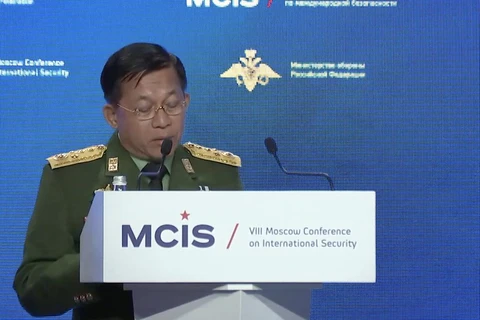 Lãnh đạo quân sự Myanmar đến Moskva dự hội nghị an ninh quốc tế