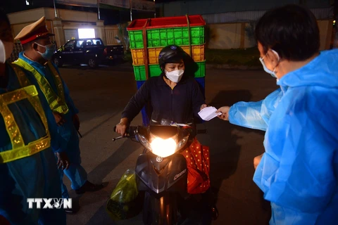 [Photo] Thành phố Hồ Chí Minh nghiêm túc thực hiện Chỉ thị 16