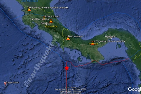 Động đất mạnh ở ngoài khơi Panama, chưa có báo cáo thương vong