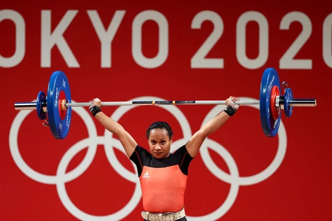 Olympic Tokyo 2020: Nữ VĐV cử tạ Papua New Guinea làm nên lịch sử